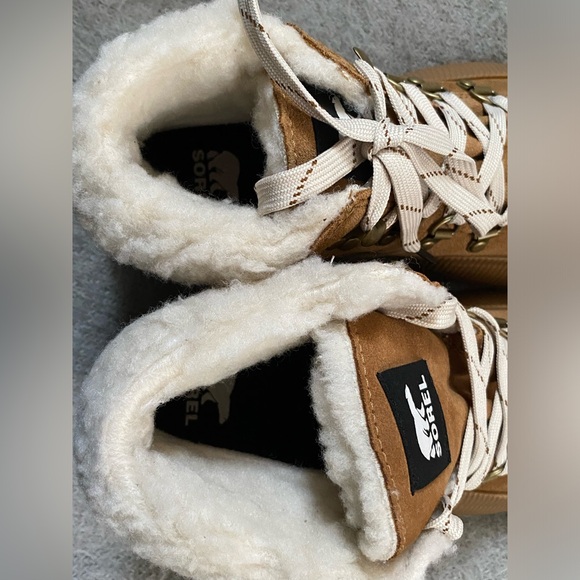 SOREL • Out-N-About III Conquest Waterproof Suede Booties • Camel Brown - Picture 11 of 16
